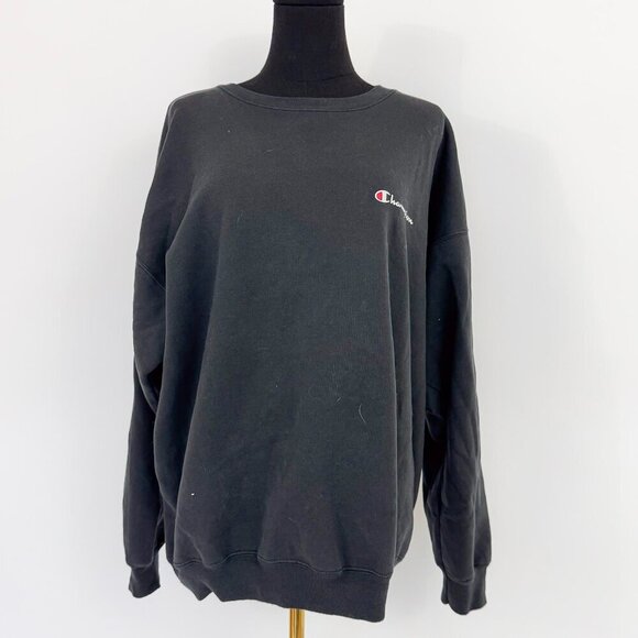 VINTAGE MEDIUM LARGE CHAMPION CREW NECK WITH LOGO - Picture 1 of 11